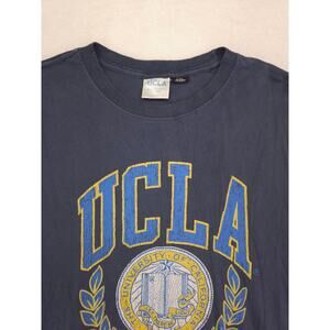 UCLA California Bruins College Crew Neck T Shirt Mens Size XL Navy Blue